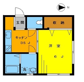 ハウスＫ203の間取り図